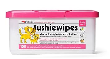 Petkin Hygiene Range Tushie Wipe (Pack of 100)