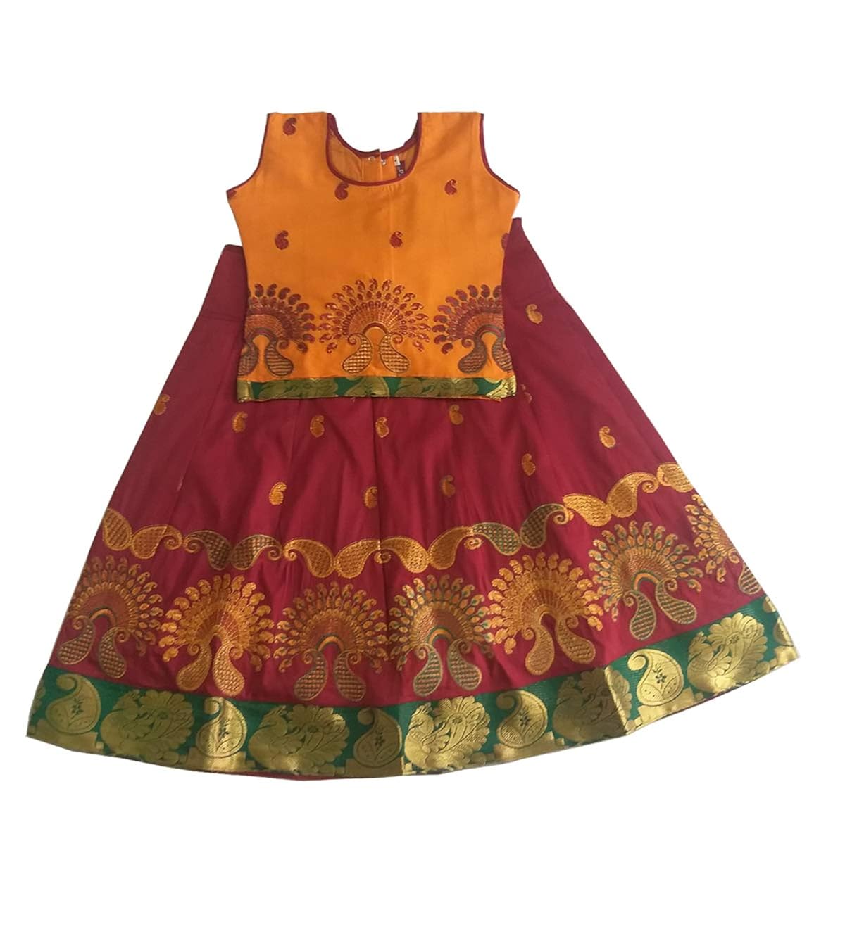 pattu pavadai for 4 year old