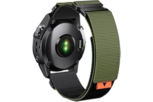 EKINGEEK For Fenix 7X/6X/5X Plus Band Replacement, 26mm QuickFit Nylon Watch Strap for Garmin Fenix 7X/6X Pro/5X Plus/Tactix 7 Delta/Enduro 2 Bands