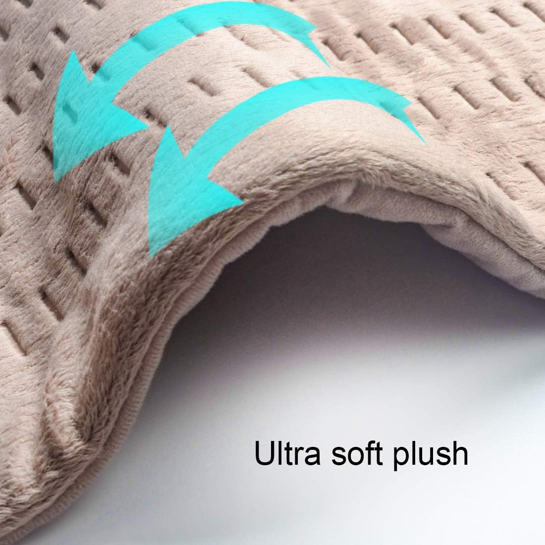 King Size Heating Pad for Back/Waist/Abdomen/Shoulder Pain Relief- 12" x 24" Moist and Dry Heat Therapy with Auto-Off and Machine Washable Hot Heated Pad by GOQOTOMO-HP001: Health & Personal Care
