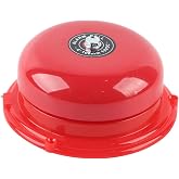 High Volume Electric Bell, 4 Inches Stainless Steel Control Internal Strike Type Bell for Alarm Emergency Evacuation for School and Station 12V/24V/220V Optional (12V)