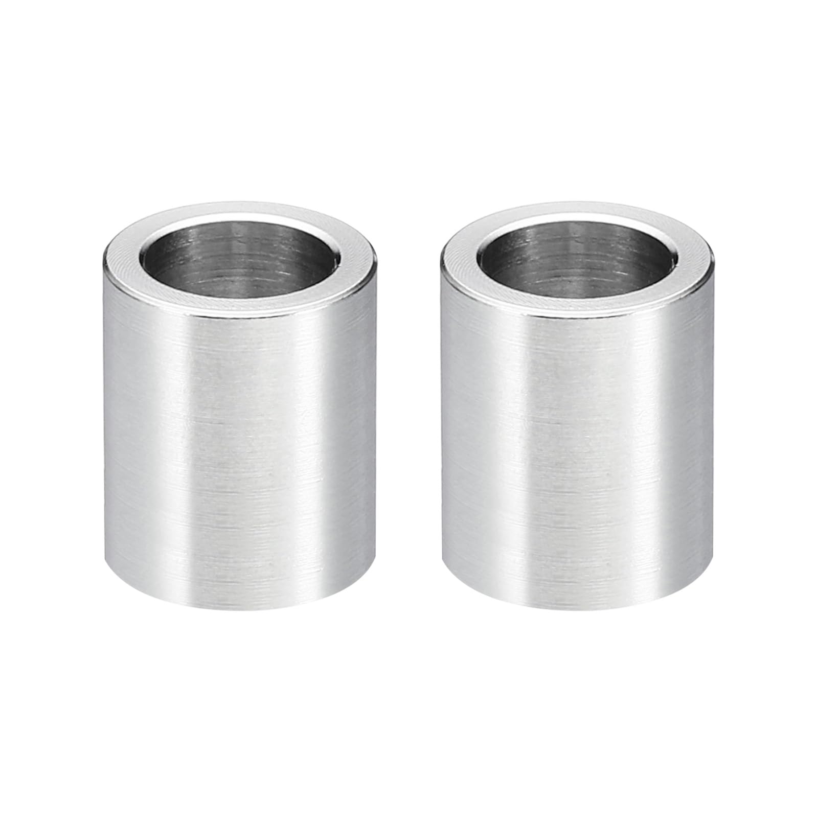 PATIKIL M8 Stainless Steel Spacers, 2Pcs Metal Spacers Stainless Steel 8.2mm ID x 12mm OD x 16mm L Stainless Steel Spacer Screw Standoff for 5/16" or M8 Screw