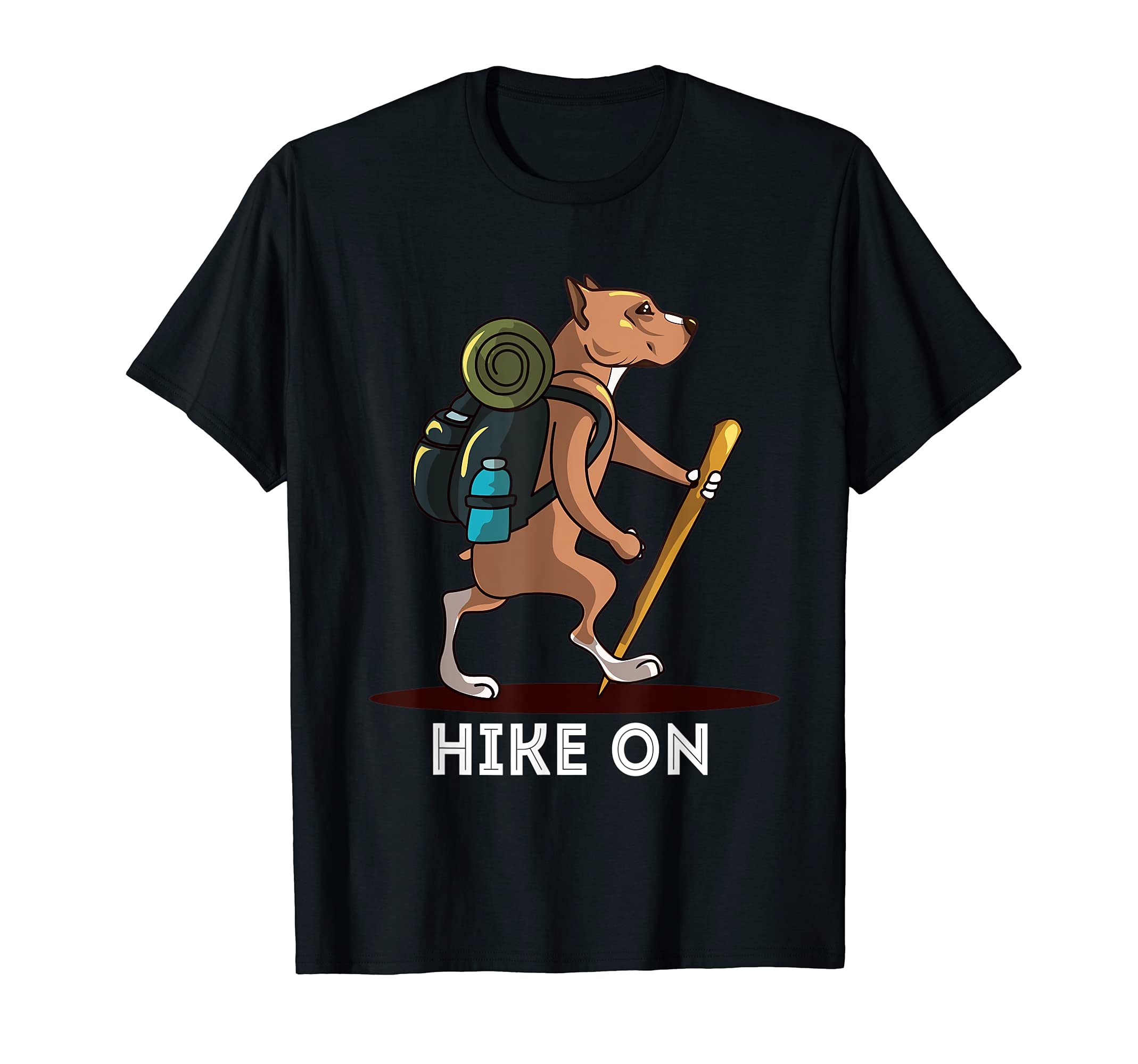 Pitbull Dog Love-r Mountain Hiking Hiker T-Shirt