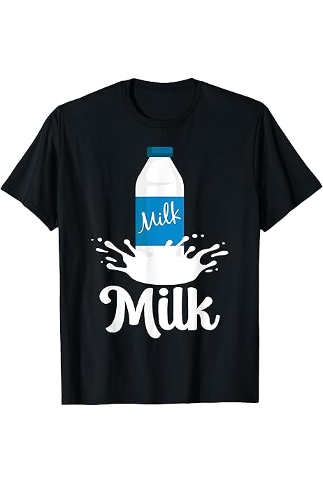 Amazon.com: Milk Funny Milk Lovers Design Costume Milk And Cookies 