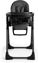 Silver Cross Gourmet Highchair Baby Chair Portable Newborn to 3 Years Black