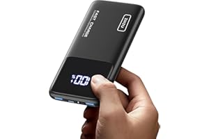 INIU Portable Charger, Slimmest Fast Charging 10000mAh USB C in/Out Power Bank, 22.5W PD3.0 QC4+ Battery Pack, Portable Phone Charger for iPhone 16 15 14 13 12 Pro Samsung S22 S21 Google AirPods iPad