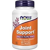 NOW Foods Supplements, Joint Support™ with Glucosamine, Boswellin® and Sea Cucumber, 90 Capsules