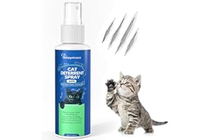folaymass Cat Deterrent Spray for Scratching Indoors & Outdoors - Cat Spray Repellent - Non-Toxic, Alcohol Free Anti Scratch Furniture Protector Spray