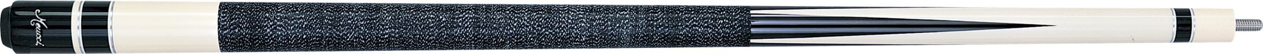 Pool Cue with Ivory Sleeve and Black Bumper Weight: 18 oz.