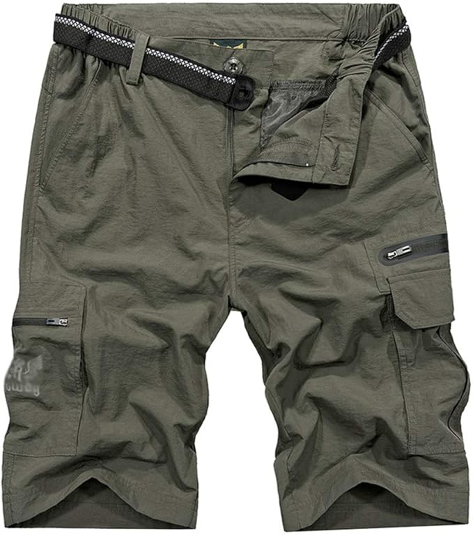 zip pocket cargo shorts