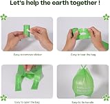 Deo Doo Poo Bags with Tie Handles 270 Count Sakura Scented Leak Proof view 4