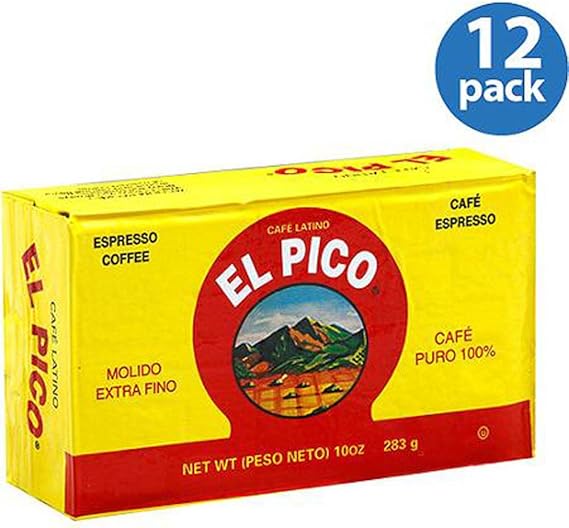 El Pico Coffee, 10 Oz, (Pack of 12), Best Gourmet Coffee