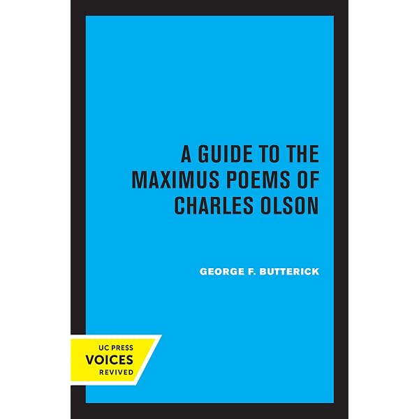 Maximus Poems: Olson, Charles, Butterick, George F.: 9780520055957