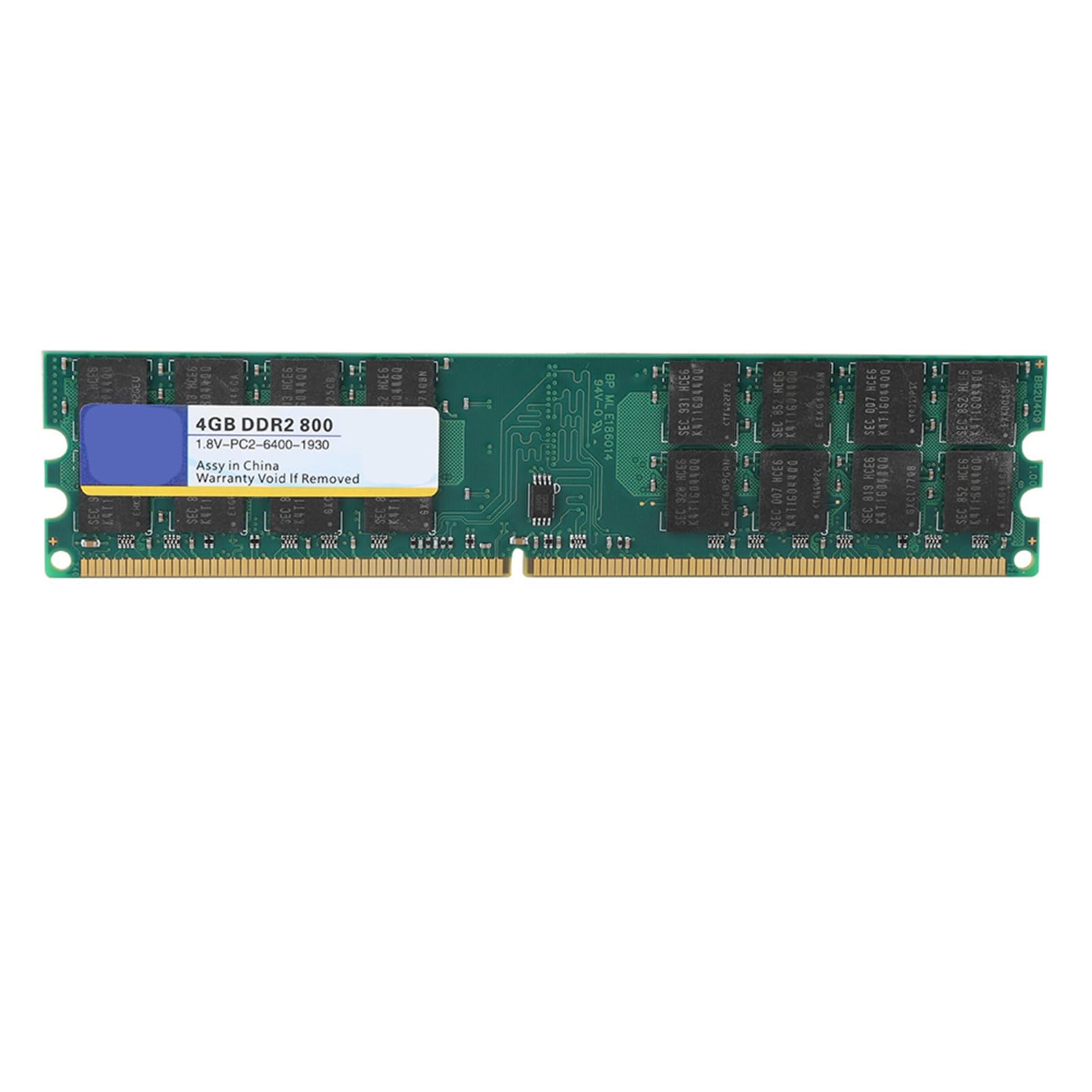 DDR2 4Gb 800Mhz Memory Module RAM DDR2 PC2-6400 4G 240pin RAM Memory Designed for DDR2 PC2-6400 Desktop Computer for AMD 1.8V