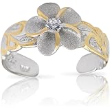 925 Sterling Silver Plumeria Ring - 15MM Flower – Ohana Hawaiian Jewelry
