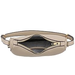 Small Crescent Smooth PU Leather Armpit Shoulder