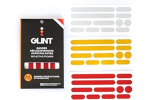 GLINT Reflective, Frame Stickers 3 Colors, White/Yellow/Red, Kit