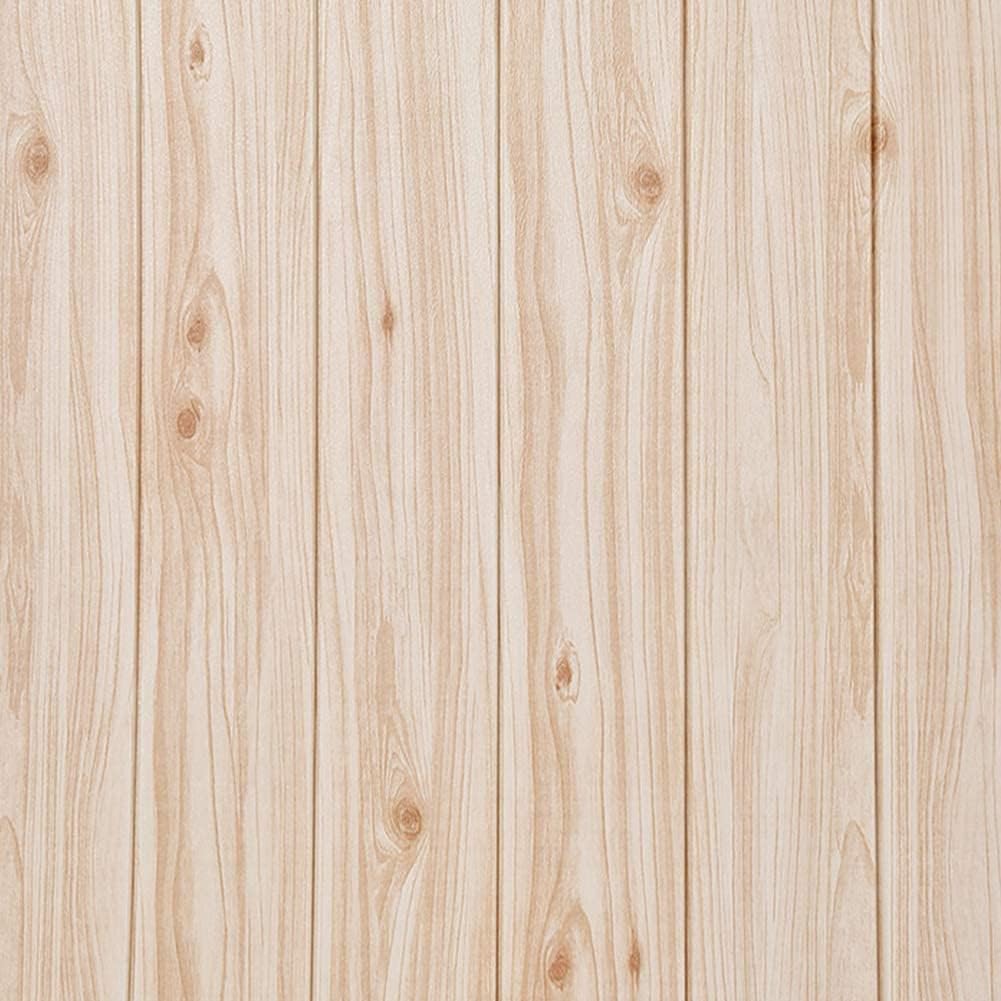 DIY Wood Plank Wallpaper SelfAdhesive Wall Stickers, Antique Wood Wood