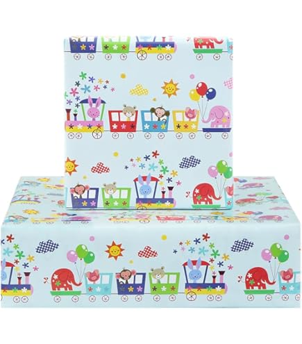 Sikiweiter Birthday Wrapping Paper - 17" X 16.5 Feet Roll - View #4