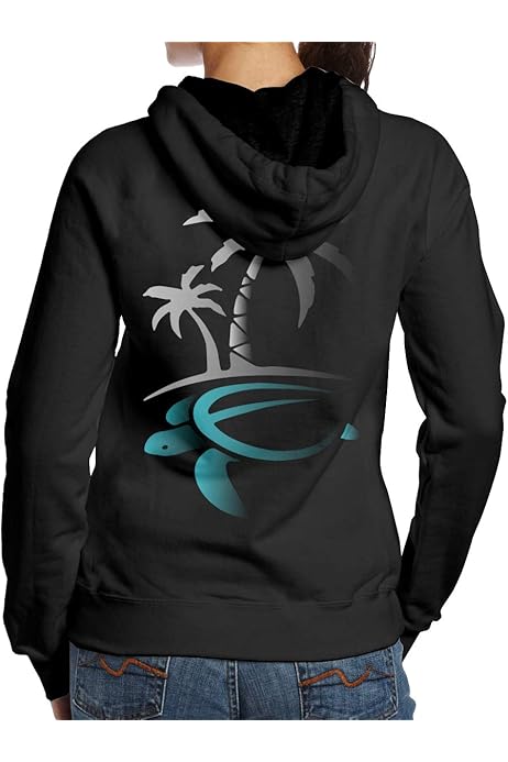 womens sea turtle hoodie