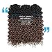 Faux locs crochet hair curly faux locs 12inch 6packs wave braiding hair curly end Goddess Locs Synthetic Braids Hair Extensions(OT/30)