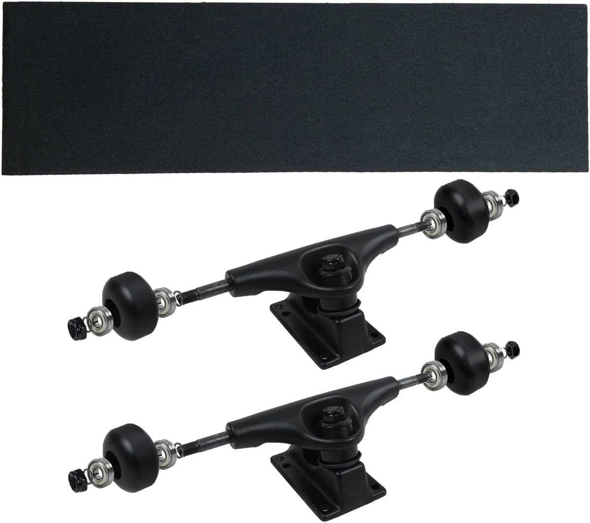 Havoc Trucks Havok Skateboard Trucks,Wheels,Bearings,Grip Pkg Pro Bl