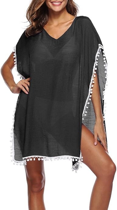 grey swimsuit cover up