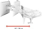 Ergotron LX Pro Premium Dual Monitor Arm White for 27 Inch Monitors 4-22 lb view 5