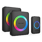TECKNET Wireless Doorbell with 2 Plug-in
