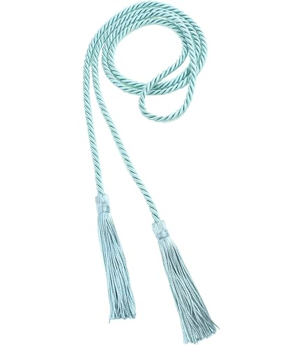 15 Pcs Graduation Honor Cords With Tassels - Braided Polyester Cord For Ceremony & Photos (Black/Orange)