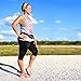 Running Belt (Large) with Personal Alarm for Runners Safety Including Flexible and Stretchy Waist Pack for iPhone/ Smartphone, Keys and Belongings (Patent Pending)