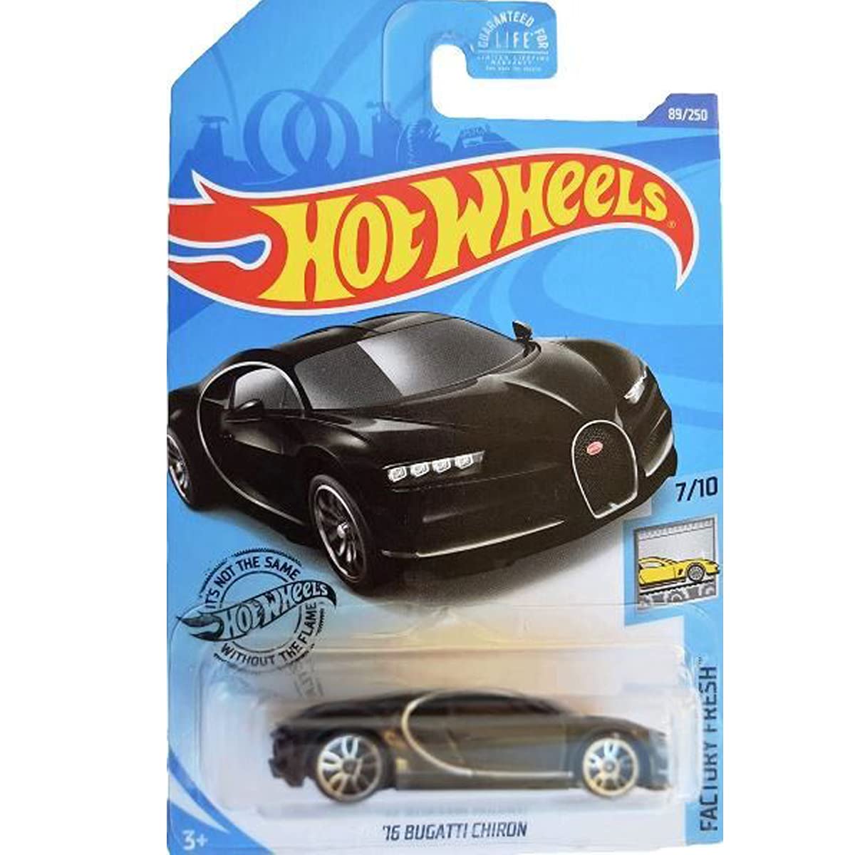 Hot Wheels '16 Bugatti Chiron Factory Fresh Series 7/10 (89/250) 2020 Long Card