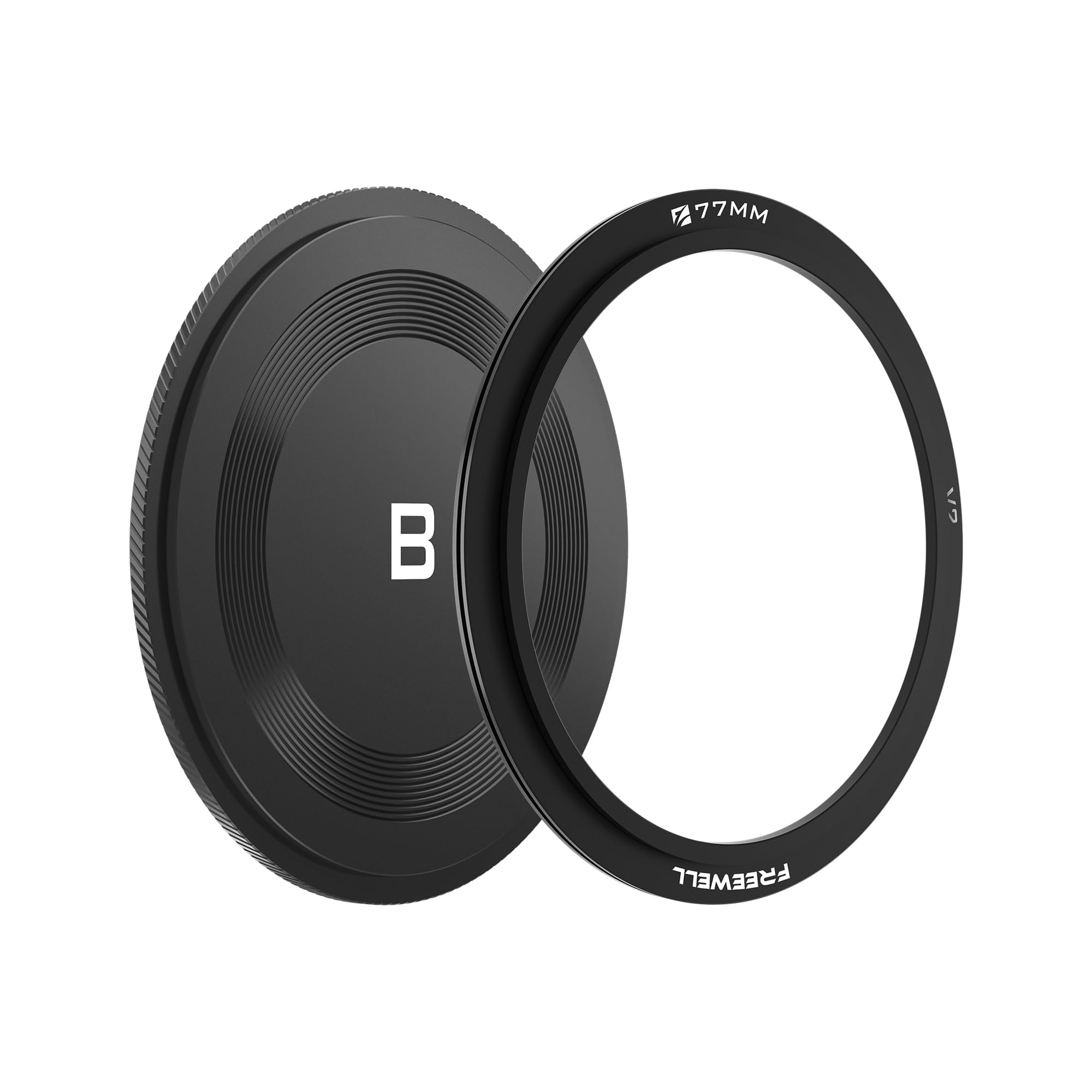 Freewell 77mm Adapter Ring with Back Cap for V2 Series