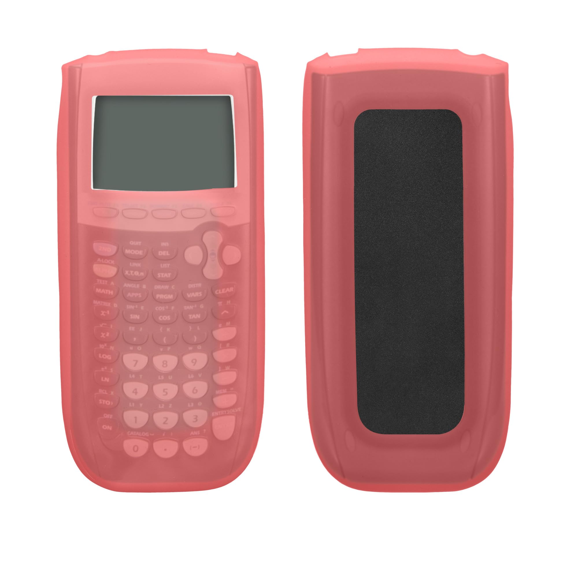 kwmobile Graphic Calculator Case Compatible with Texas Instruments TI-84 Plus Case - Graphing Calculator Case Dusty Pink