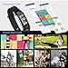 Q-Band Q-68HR Accurate Health & Fitness Tracker Watch, 100 Hours Heart Rate Monitor, Bluetooth Activity Tracker, Sunlight Readable Scratch-Resistant Big Screen, Pedometer Band