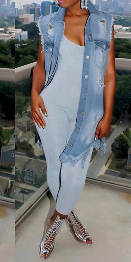 mini dress with denim jacket