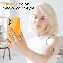 Svanove for iPhone 16 Case Silicone, Glossy Soft