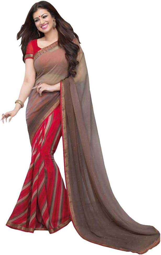 Indian Ethnic Bollywood Saree Party Wear Pakistani Designer Sari Wedding