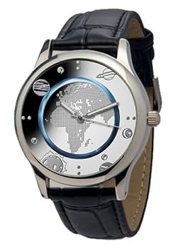 Armbanduhr zur 5 Euro 2016 Münze blauer Planet Erde exklusiv