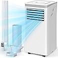 Joy Pebble Portable Air Conditioner 8000 BTU for Small Room,3-in-1 AC Unit with Fan & Dehumidifier Cools 350 sq.ft, Portable AC with ECO Mode,2 Fan Speeds,24H On/Off Timer,Full-Function Remote Control