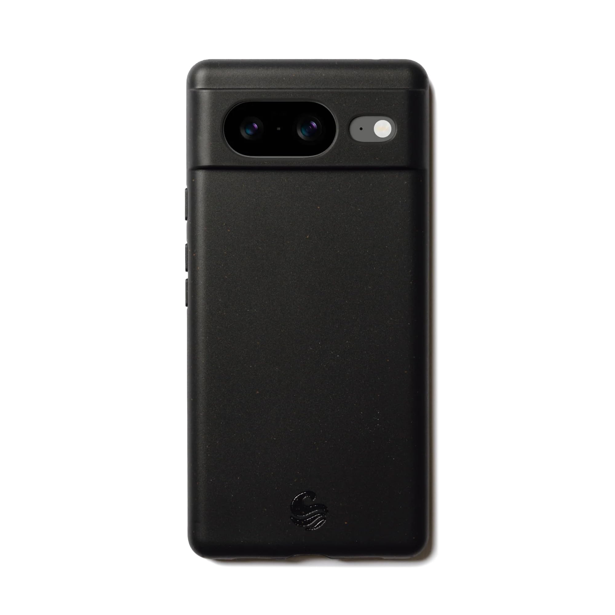 Wave Case Google Pixel 8 Phone Case - Eco-Friendly Wheat Straw Phone Case with Shock-Absorbing Corners | 2mm Raised Lip | Ultra-Thin Design, 360° Protection | Black