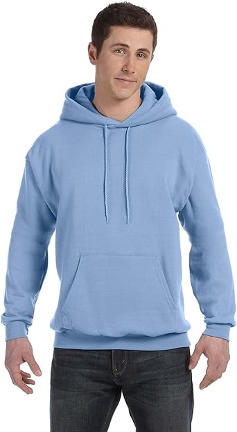 hanes light blue hoodie
