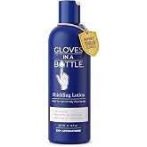 Gloves In A Bottle Shielding Lotion &ndash; Long-Lasting Barrier Moisturizer for Dry, Cracked Hands &amp; Sensitive Skin | Non-Greasy, Fragrance Free Lotion | Safe for Men, Women &amp; Babies 6 Months+ | 8 oz