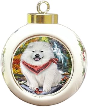 samoyed christmas ornament