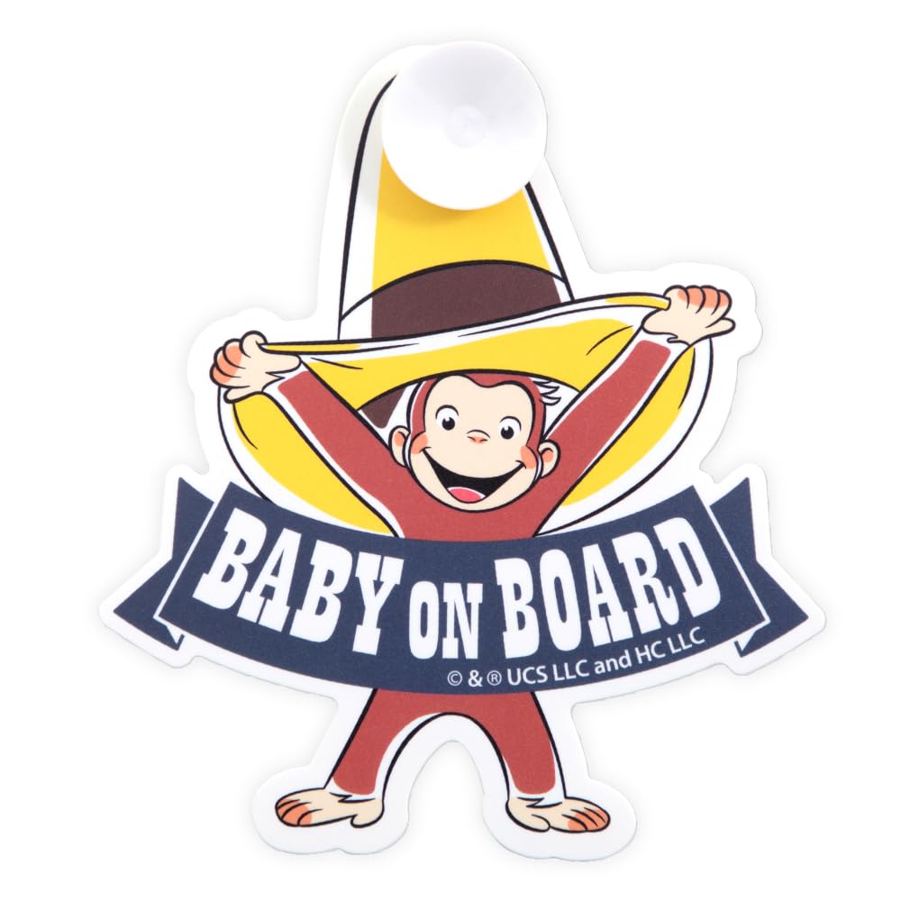 日本育児 おさるのジョージ セーフティサイン おでかけ おでかけグッズ カーグッズ 赤ちゃん ベビー 子供 こども キッズ商品画像