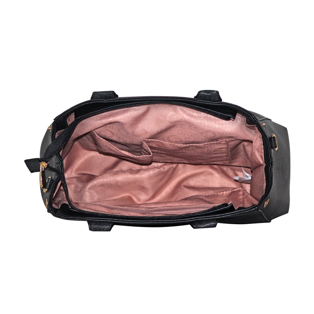 caprese bernie women's satchel (black)