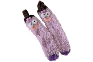 TFTSR Crazy Funny Fuzzy Silly Socks for Kids Women,Girls Fluffy Slipper Novelty Fun Socks,Boy Men Cute Cozy Soft Animal Socks