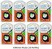 Dymo 10697 Self-Adhesive White Paper Labeling Tape for LetraTag (LT) Label Makers; 8 Blister Packs (16 Refills); Each Blister Pack contains Two 1/2