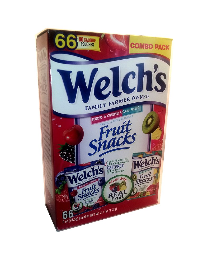 Welch's Berrie's 'N Cherries and Island Fruits Combo Pack Fruit Snacks