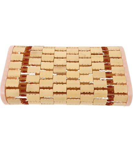 Oreiller De Sauna Imitation Rotin - Coussin Cervical Rafraîchissant Pour Hammam, Spa Ou Bain